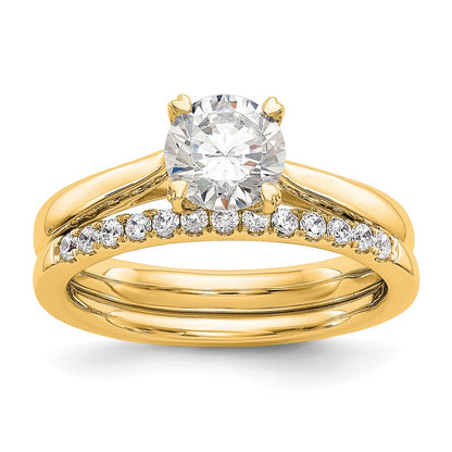 True Origin 14k 3/4 carat Lab Grown Diamond VS/SI+ G+ Round Solitaire Engagement Ring