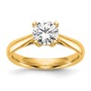 True Origin 14k 3/4 carat Certified Complete Lab Grown Diamond VS/SI+ G+ Round Solitaire Engagement Ring