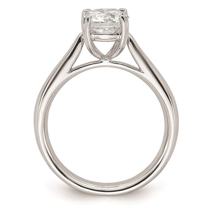 14k White Gold 1.25 carat (7.00 mm) 4-Prong Round Solitaire Engagement Ring Mounting