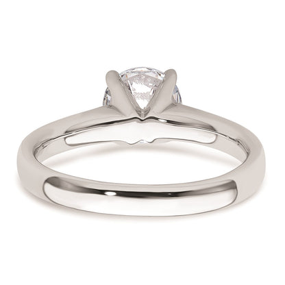 14k White Gold 1.25 carat (7.00 mm) 4-Prong Round Solitaire Engagement Ring Mounting