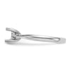 14k White Gold 3/4 carat (6.00mm) 4-Prong Cushion-cut Solitaire Engagement Ring Mounting