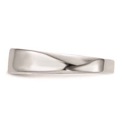 14k White Gold Peg Set 4.5mm Solitaire Engagement Ring Mounting