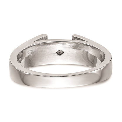 14k White Gold Peg Set 4.5mm Solitaire Engagement Ring Mounting