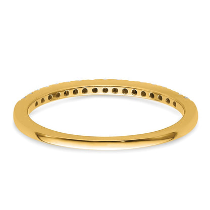 14k 1/6 carat Lab Grown Diamond VS/SI+ G+ Complete Size 7 Wedding Band