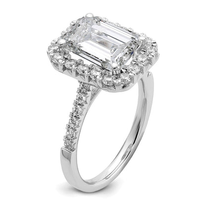 Sterling Silver Rhodium-plated 6mm Comfort Fit Size 8.5 Band