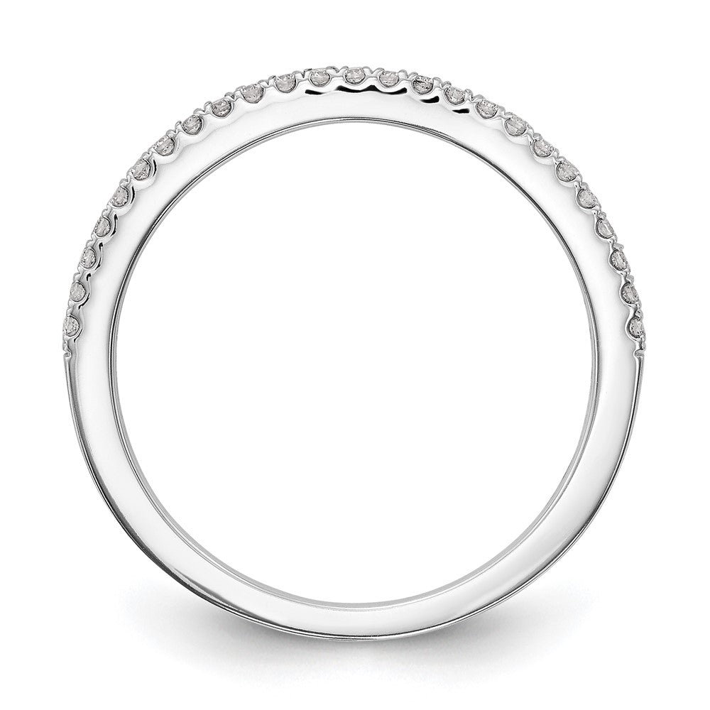 14k White Gold 1/4 carat Diamond Set of 2 Complete Wedding Bands