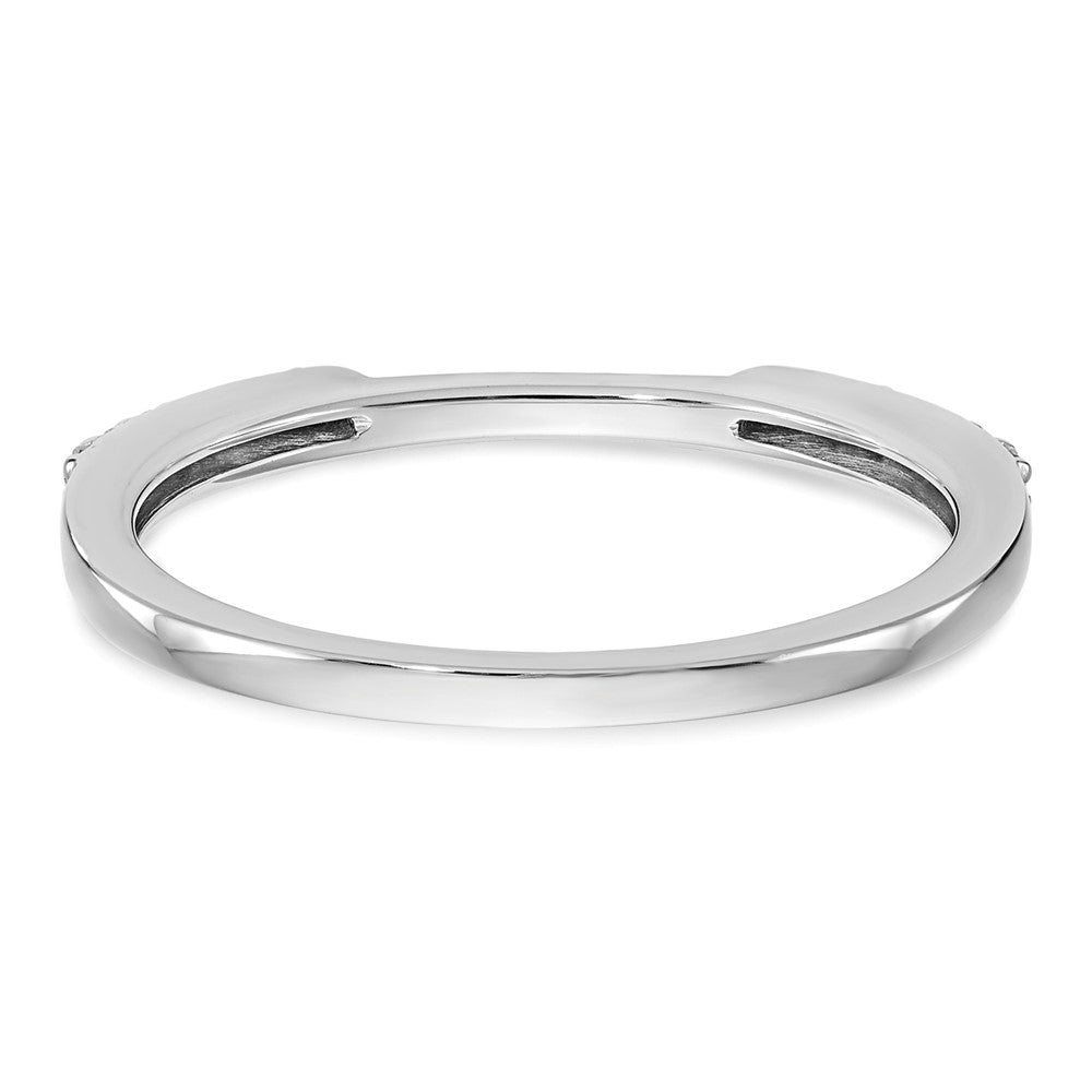 14k White Gold Set of 2 Wedding Band Mountings