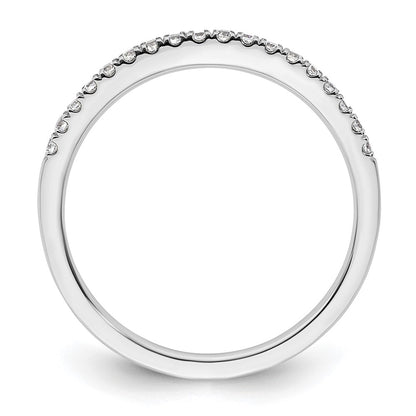 14k White Gold 1/5 carat Diamond Complete Wedding Band