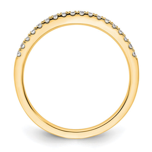 14k Diamond Wedding Band