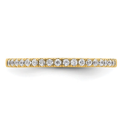 14k Diamond Wedding Band