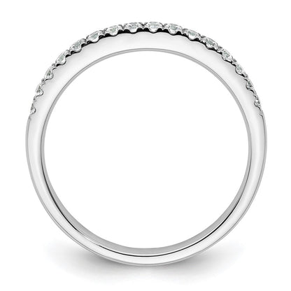 14k White Gold 1/4 carat Diamond Complete Wedding Band