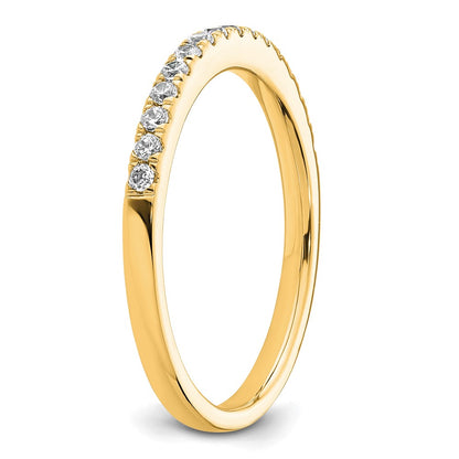 14k Yellow Gold Diamond Wedding Band