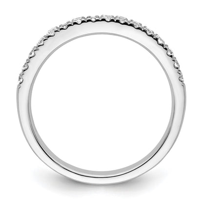 14k White Gold 1/3 carat Diamond Complete Wedding Band