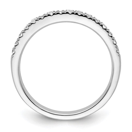 14k White Gold 1/3 carat Diamond Complete Wedding Band