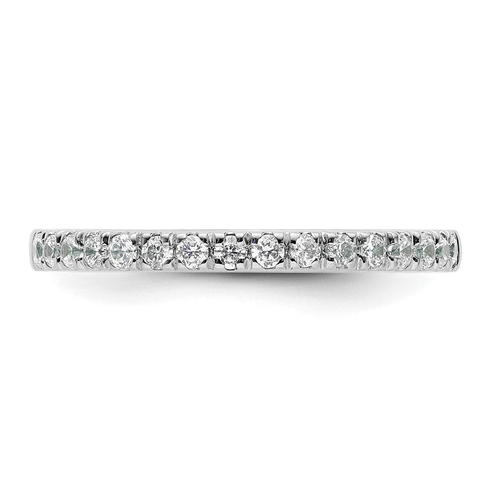 14k White Gold 1/3 carat Diamond Complete Wedding Band