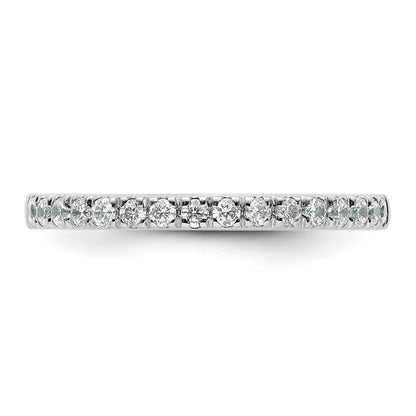 14k White Gold 1/3 carat Diamond Complete Wedding Band