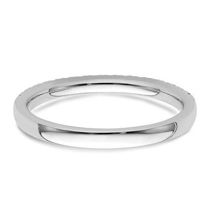14k White Gold 1/3 carat Diamond Complete Wedding Band