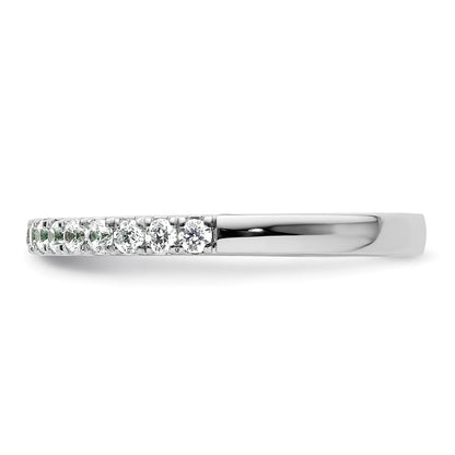 14k White Gold 1/3 carat Diamond Complete Wedding Band