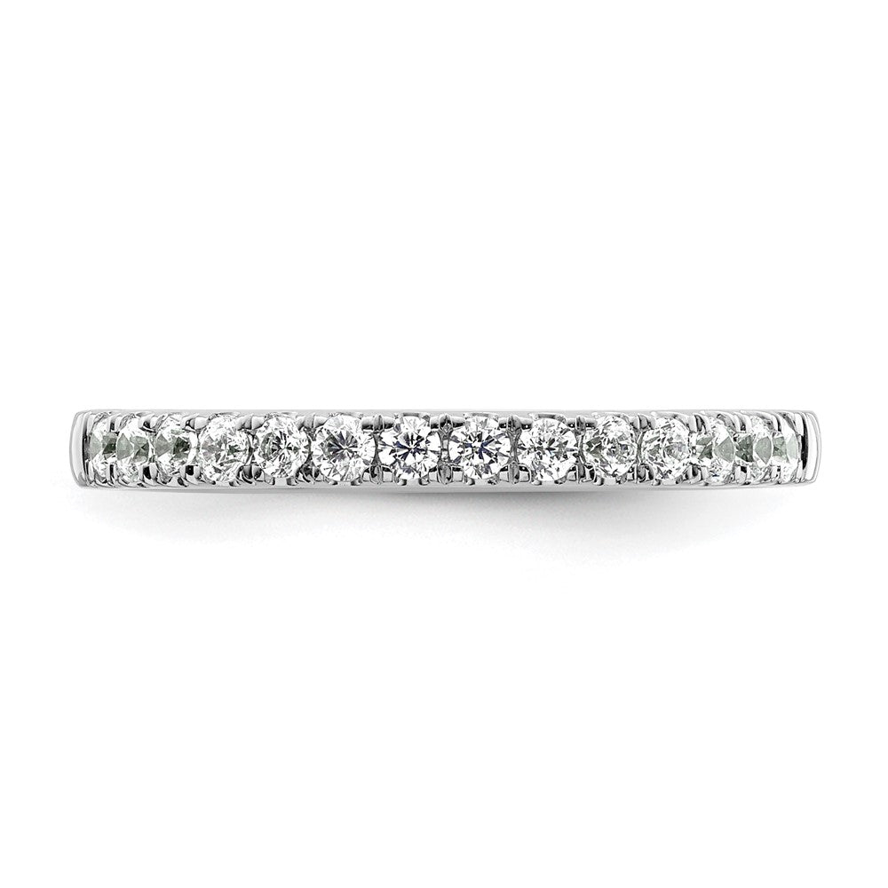 14k White Gold 1/3 carat Diamond Complete Wedding Band