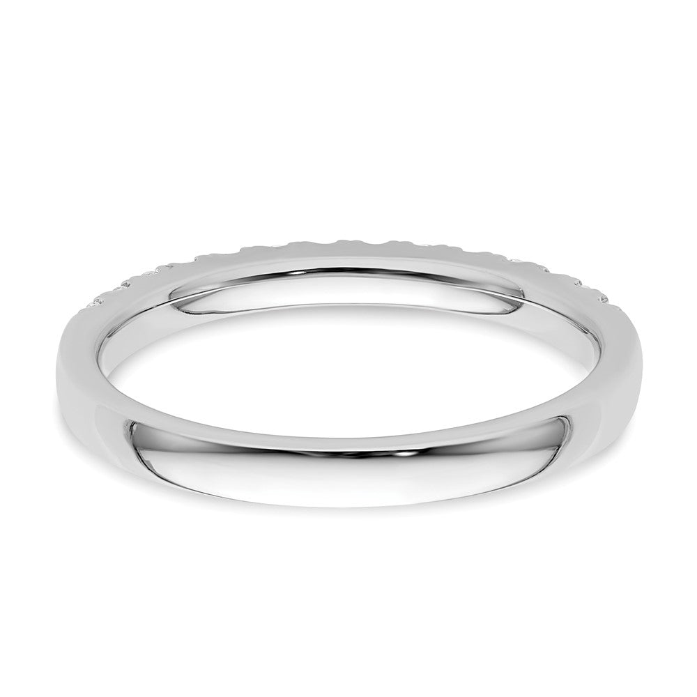 14k White Gold 1/3 carat Diamond Complete Wedding Band
