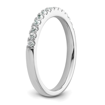 14k White Gold 1/3 carat Diamond Complete Wedding Band