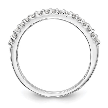 14k White Gold 1/5 carat Diamond Complete Wedding Band