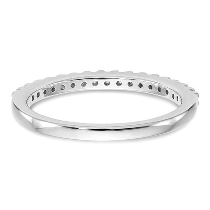 14k White Gold 1/5 carat Diamond Complete Wedding Band