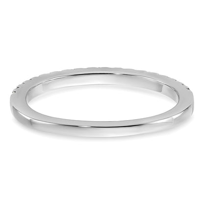 14k White Gold 1/5 carat Lab Grown Diamond VS/SI+ G+ Complete Wedding Band