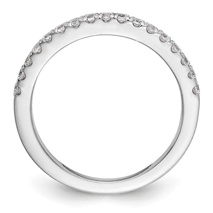 14K White Gold 1/3 carat Complete Diamond Wedding Band
