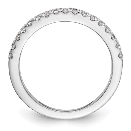 14K White Gold 1/3 carat Complete Diamond Wedding Band