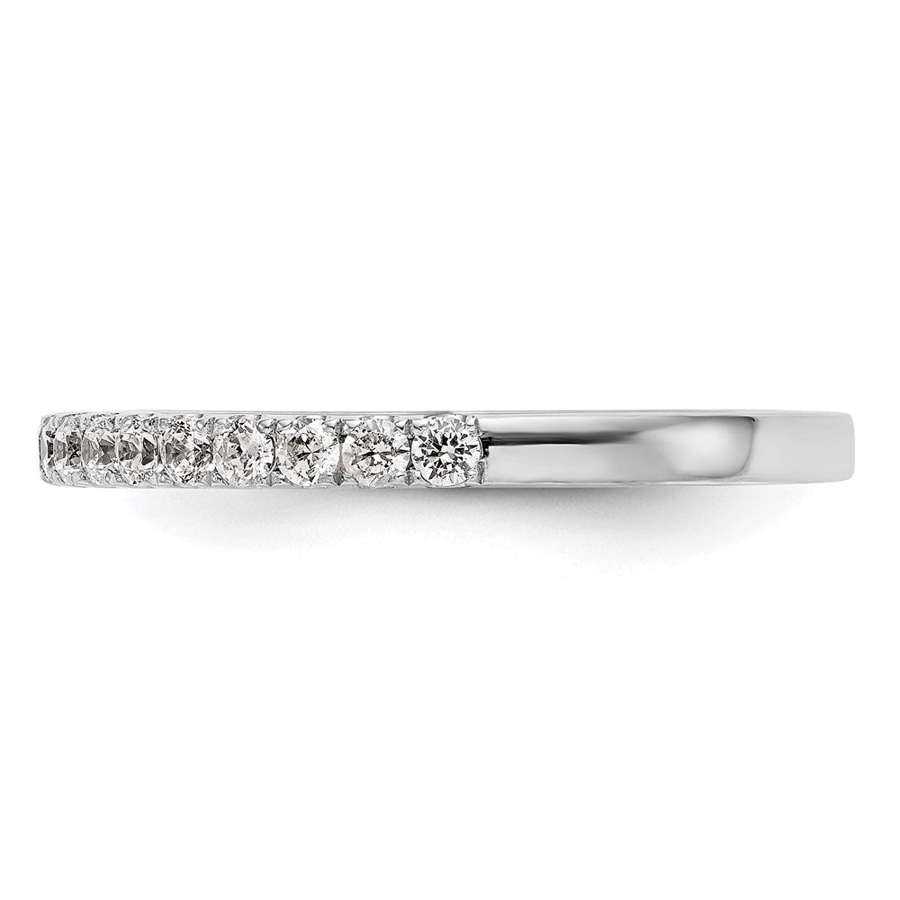 14K White Gold 1/3 carat Complete Diamond Wedding Band