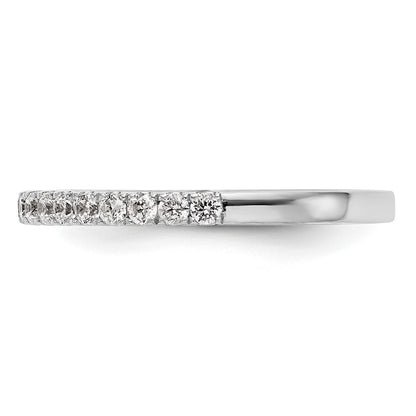 14K White Gold 1/3 carat Complete Diamond Wedding Band