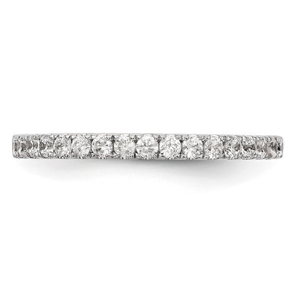 14K White Gold 1/3 carat Complete Diamond Wedding Band