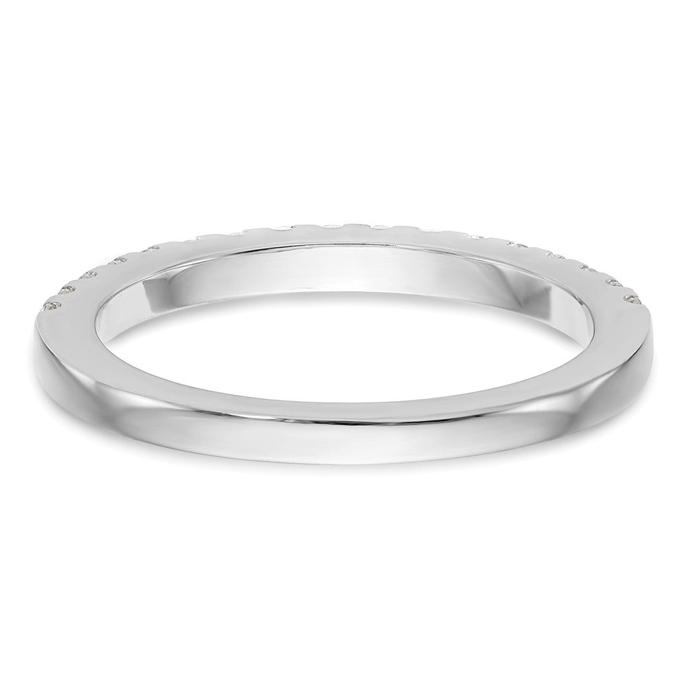14K White Gold 1/3 carat Complete Diamond Wedding Band