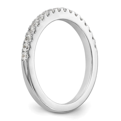 14K White Gold 1/3 carat Complete Diamond Wedding Band