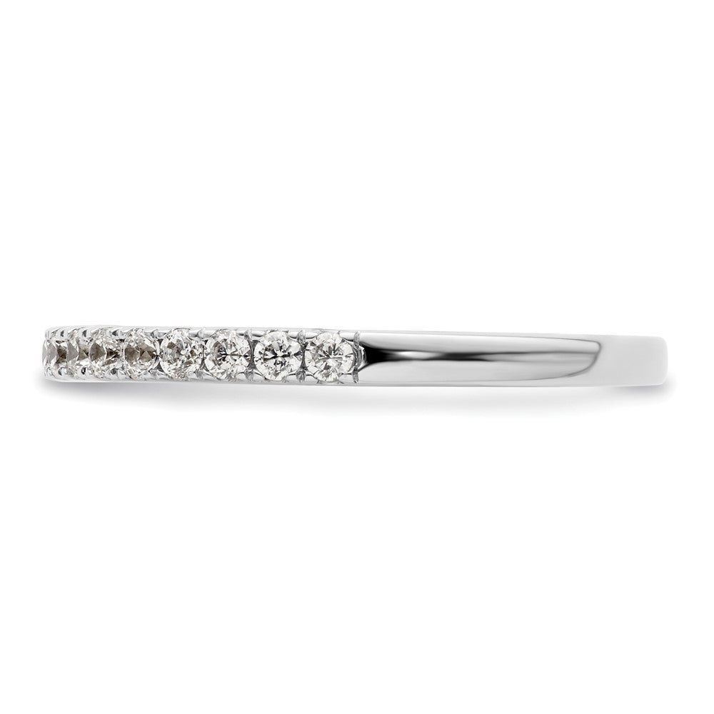 14K White Gold 3/8 carat Complete Diamond Wedding Band