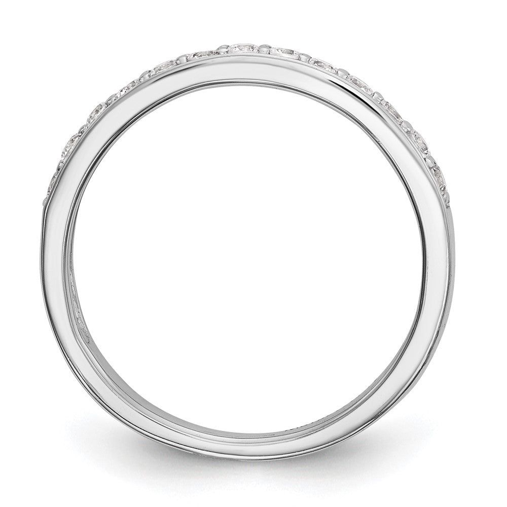 14K White Gold 1/3 carat Diamond Complete Wedding Band
