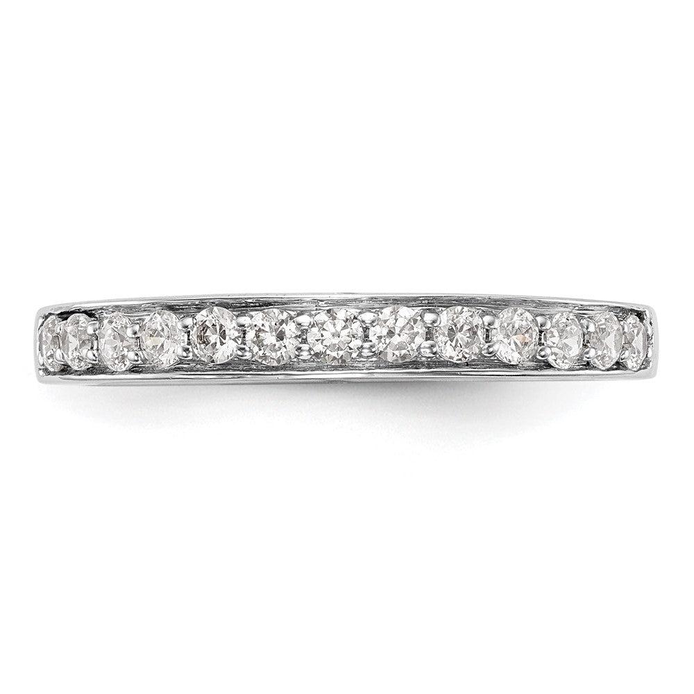 14K White Gold 1/3 carat Diamond Complete Wedding Band