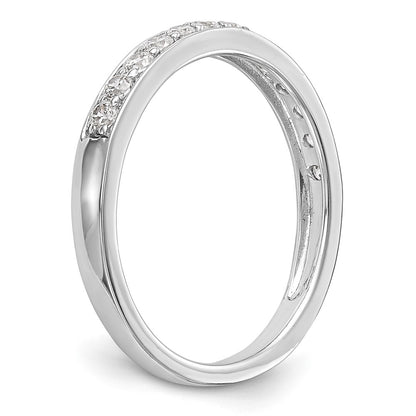 14K White Gold 1/3 carat Diamond Complete Wedding Band