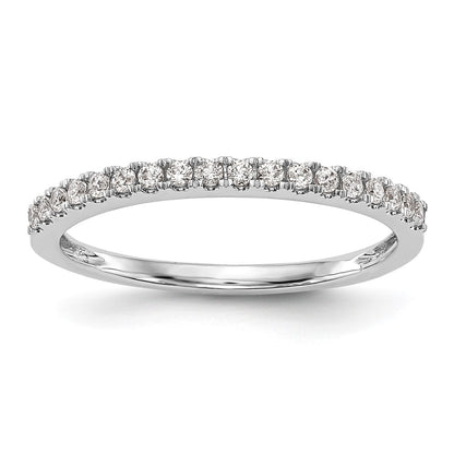 14k White Gold 1/5 carat Lab Grown Diamond VS/SI+ G+ Complete Wedding Band