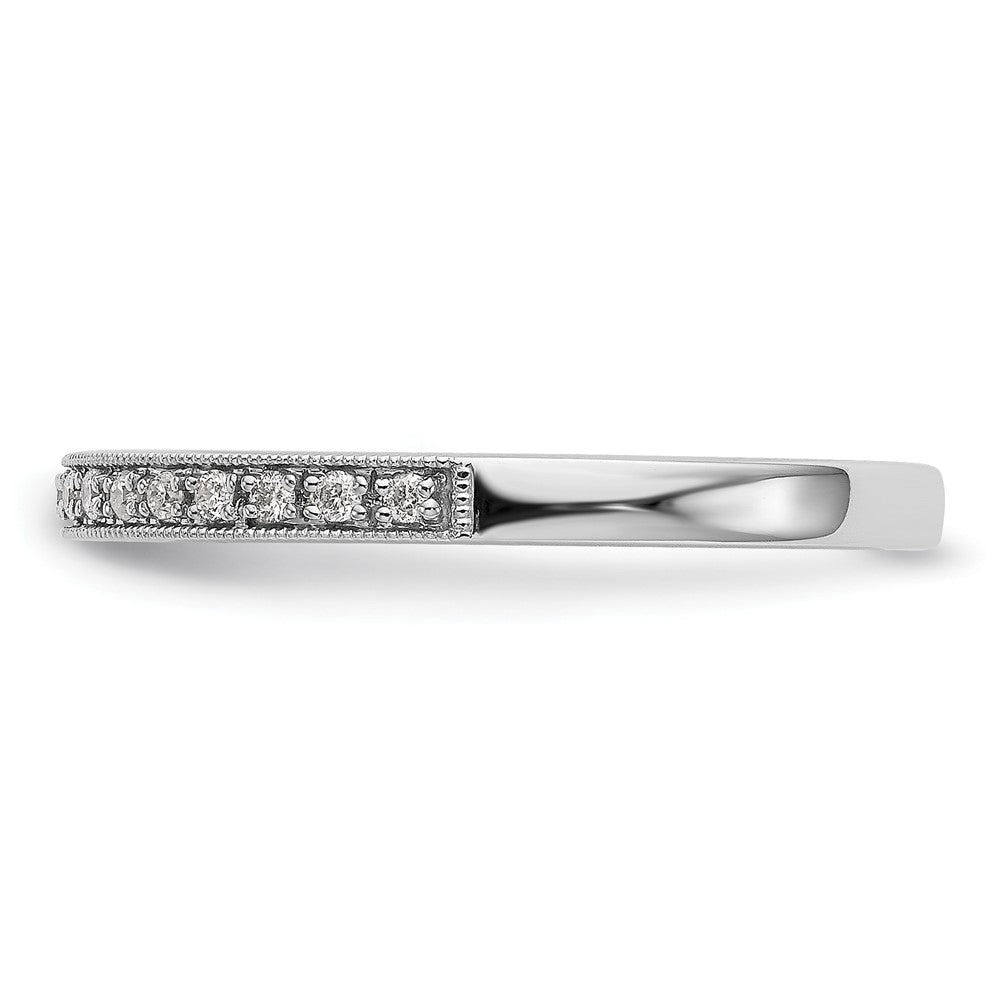 14k White Gold 1/4 carat Diamond Set of 2 Complete Wedding Bands