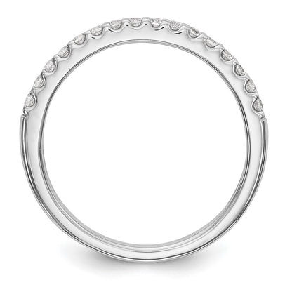 14K White Gold 1/4 carat Diamond Complete Wedding Band