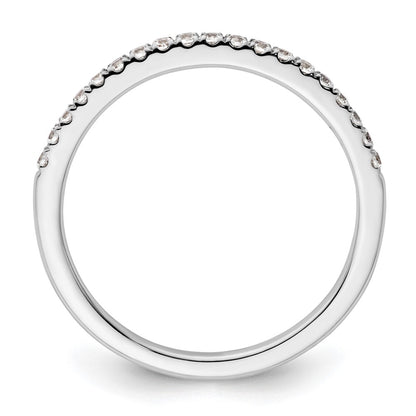 14K White Gold 1/5 carat Complete Diamond Wedding Band