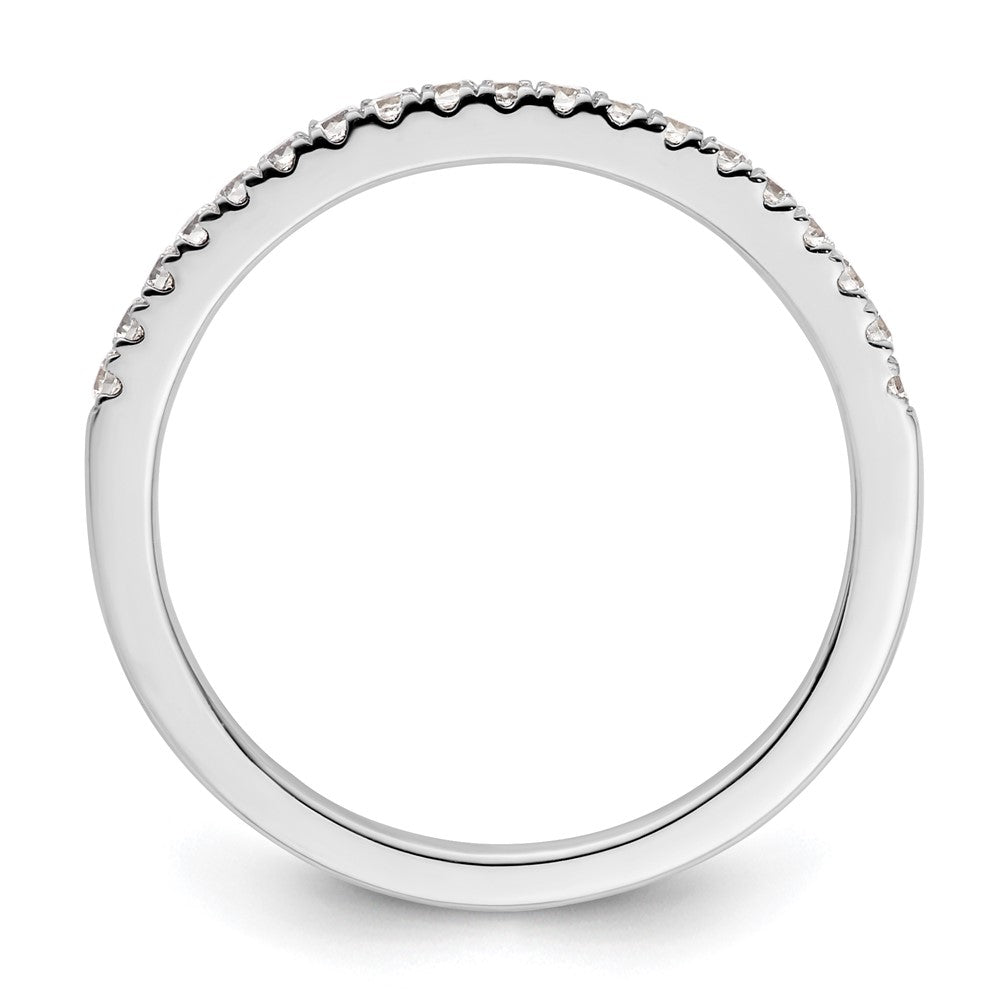 14K White Gold 1/4 carat Complete Diamond Wedding Band