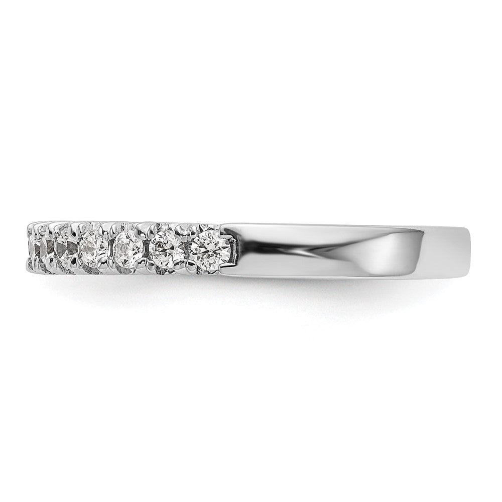 14K White Gold 3/8 carat Diamond Complete Wedding Band