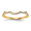 14K Yellow Gold Diamond Wedding Band