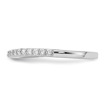 True Origin 14K White Gold 1/3 carat Lab Grown Diamond VS+ F+ Complete Wedding Band