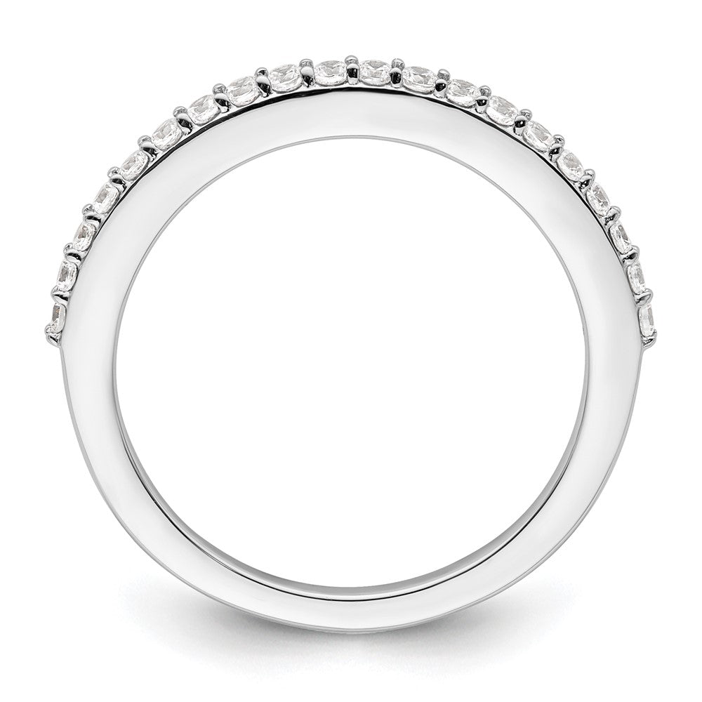 14K White Gold 1/3 carat Diamond Complete Wedding Band