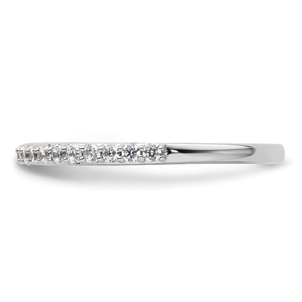 14K White Gold 1/3 carat Diamond Complete Wedding Band