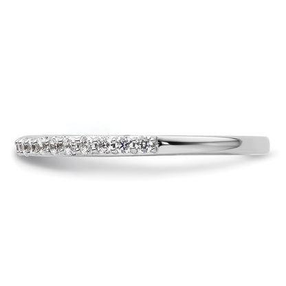 14K White Gold 1/3 carat Diamond Complete Wedding Band